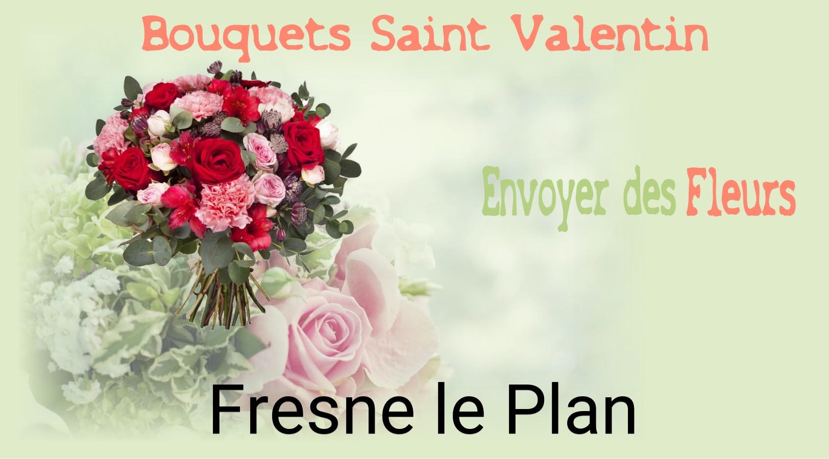 Roses de Saint-Valentin livrées à Fresne-le-Plan